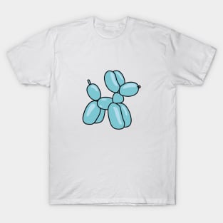 Cute Blue Balloon Dog Animal T-Shirt